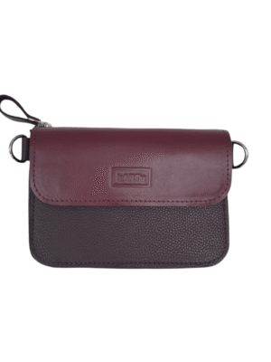 Mini rankinė ,,Medetka” – bordo lygi/grublėta